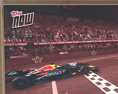 2022 TOPPS NOW FORMULA 1 F1 #53 MAX VERSTAPPEN RED BULL victory