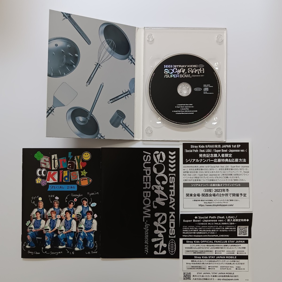 Stray Kids Social Path Superbowl Jap Vers. W/ Special Zine
