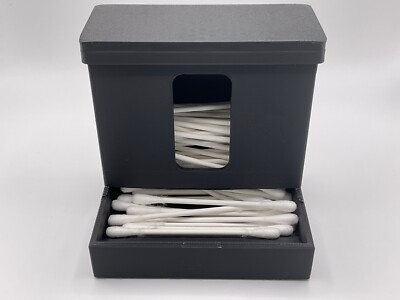 Wattestäbchen Q-Tip Aufbewahrung Knospe Halter Box Make-up Organizer Behälter Bad
