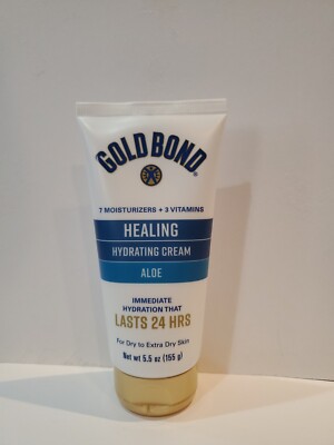 Gold Bond Healing Hydrating Hand Moisturizer, Face Cream, and Body Lotion for Dr