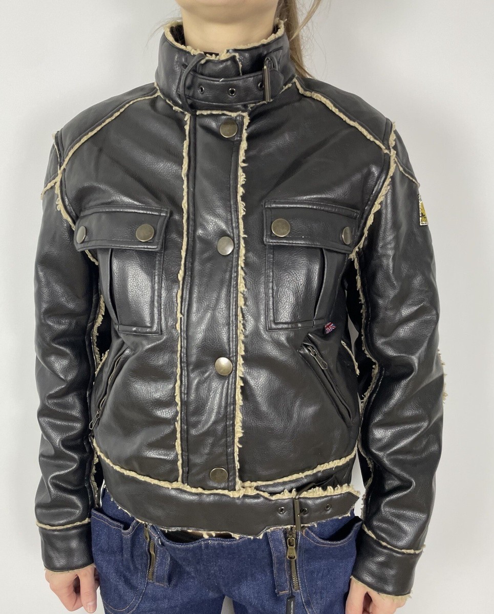 美品【Belstaff】ラビットファーライダースジャケット 美品【Belstaff】ラビットファーライダースジャケット