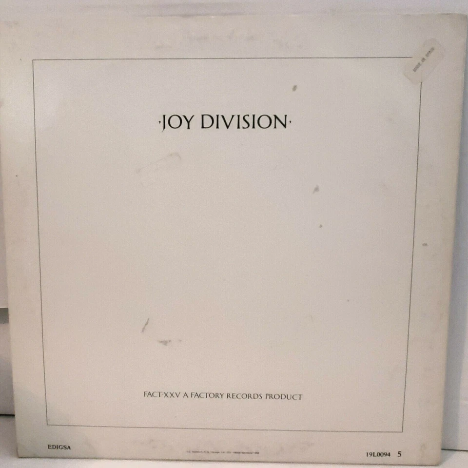 JOY DIVISION Closer LP Spain VG+ 1981 Edigsa 19L0094 Factory XXV Vinyl Foto 2 de 3