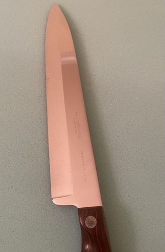 🔪VTG 1960 Cutco 1025 French Chef Knife - EXCELLENT- Classic Brown 💎 🇺🇸