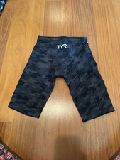Great Condition: Men s TYR High Waisted Venzo Size 25 Black Swimming Tech Suit