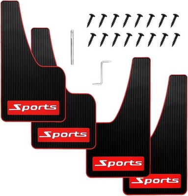 4 Pcs Soft Rubber Truck Mud Flaps for Sonata SEL 2024 Splash Guards