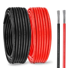 12 Gauge Marine Wire Tinned Copper Boat Cable, 12 100 FT, Red, Black 