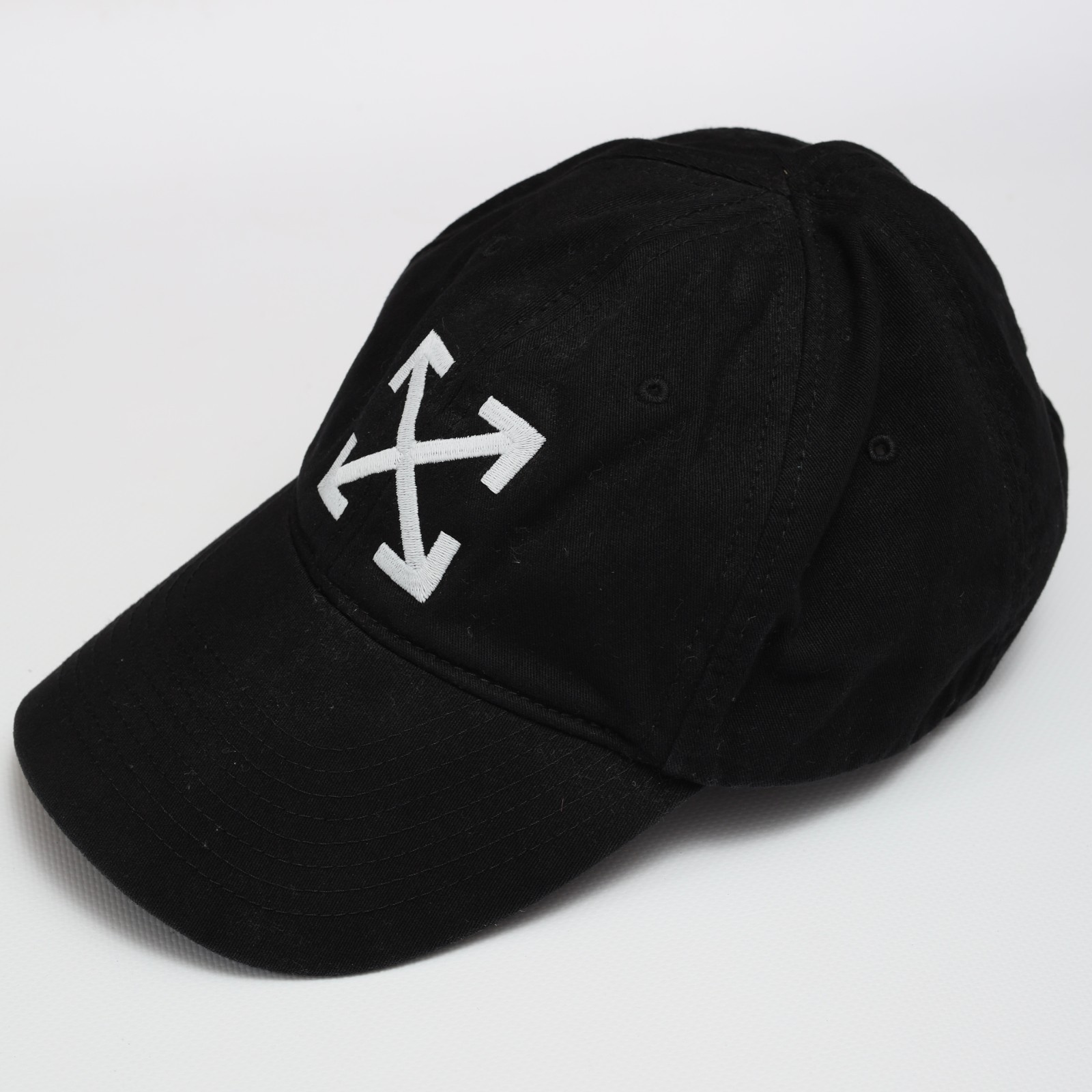 Off White Permanent Arrow Baseball Cap Black - image 1