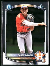 2025 Bowman Chrome #BCP-212 Caden Powell Prospects Houston Astros
