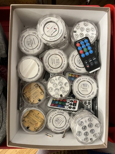 Uplights + Event Lighting (20 units) with different colors + remote