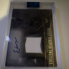 2017 Panini Majestic Rookie Scripted Swatches Noah Brown #139 Auto MEM