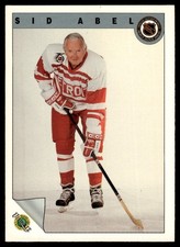 1991-92 Ultimate Original 6 French Sid Abel Detroit Red Wings #66