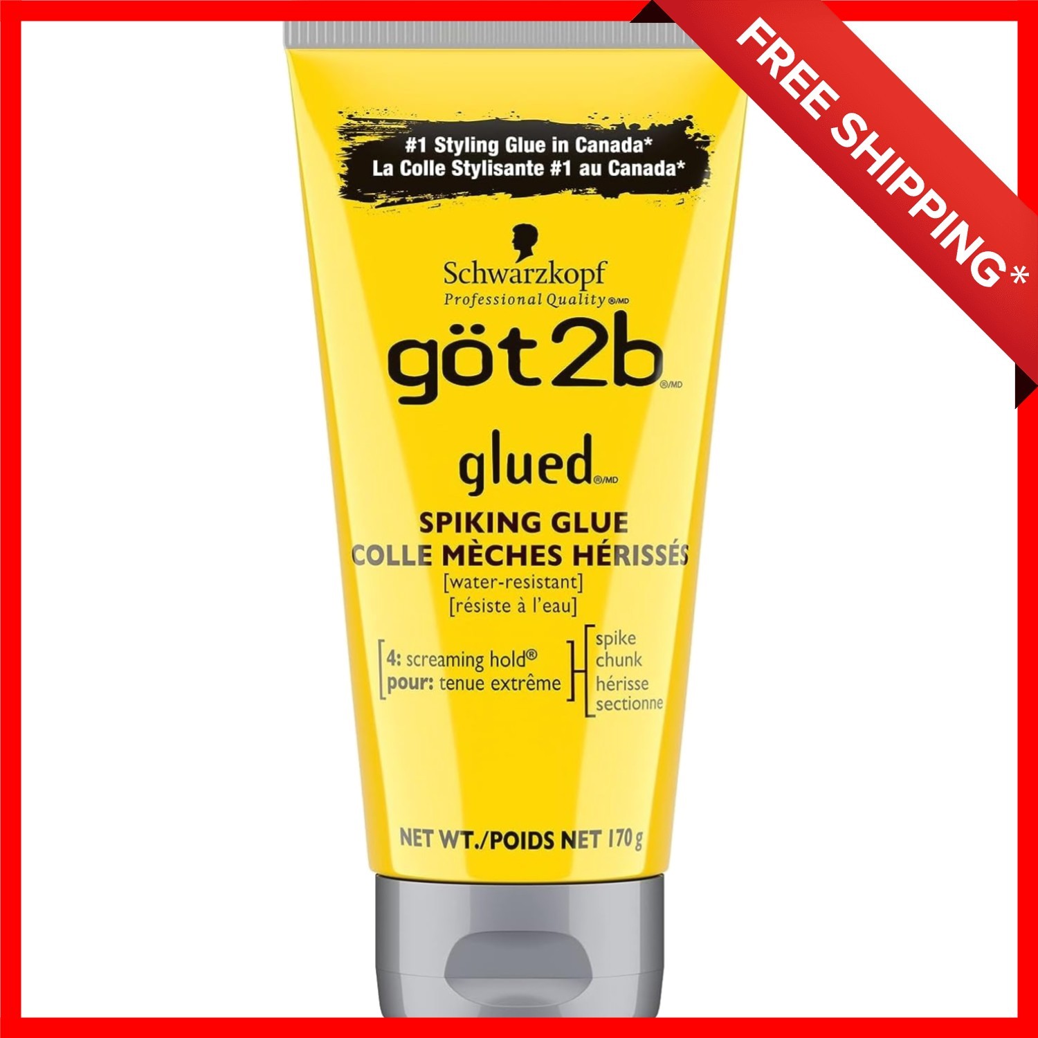 6-Ounce Cruelty-Free Spiking Glue - Shape, Hold & Define Your Hair with Ease