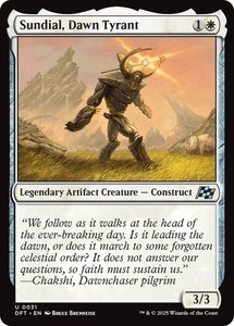 Sundial, Dawn Tyrant - Aetherdrift #31/568 Uncommon
