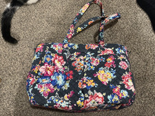 Vera Bradley Ultimate Baby Diaper Bag Pretty Posies Retired Pattern w/Change Pad