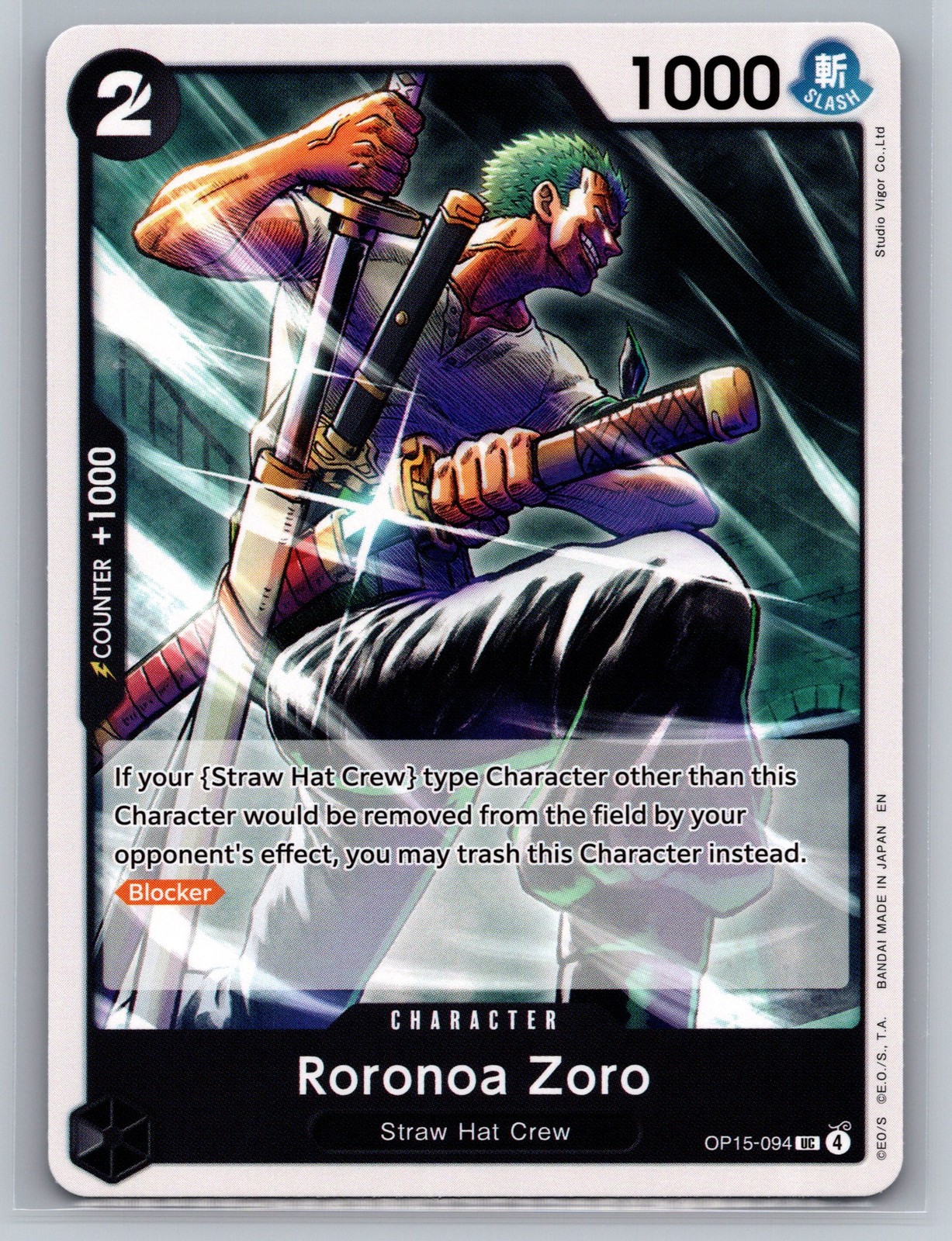 Adventure on Kami's Island #OP15-094 Roronoa Zoro