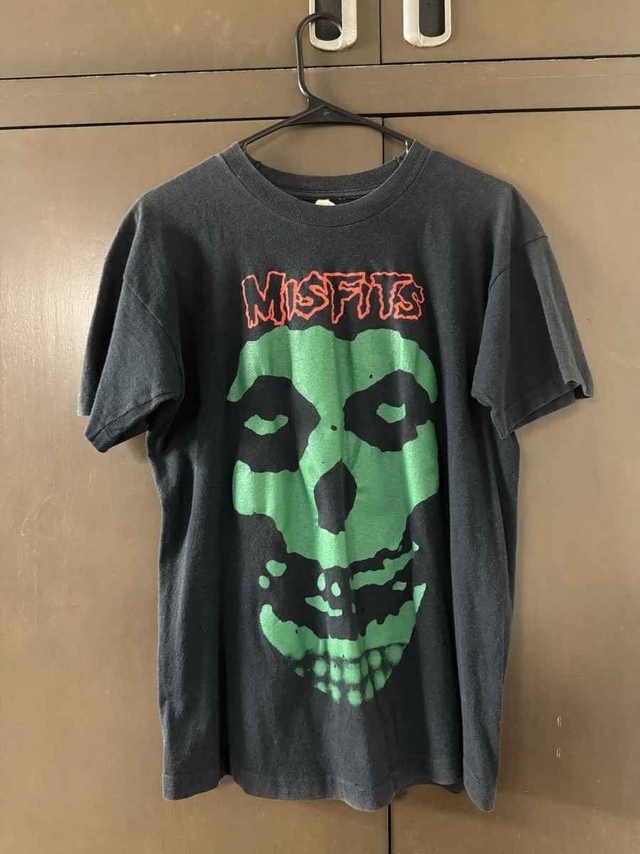 Misfits バンドTシャツ ヴィンテージ　80s Vintage Misfits Shirt 80s Single Stitch Reprint Black Color Shirt