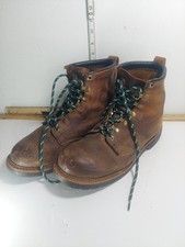Vinate Craftwell & Dunnright boots 100 % Usa Made Brown Leather Size 15 T22
