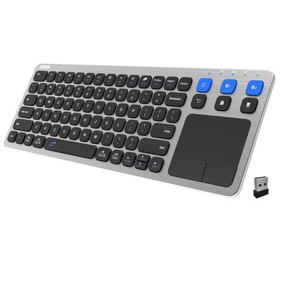 Universal 2.4G Wireless Bluetooth Touch TV Keyboard MultiDevice Touchpad PC