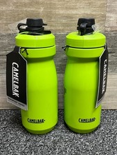 Genuine Camelbak Podium Dirt Series Water Bottle 2-Pack Lime 21oz - Brand New 