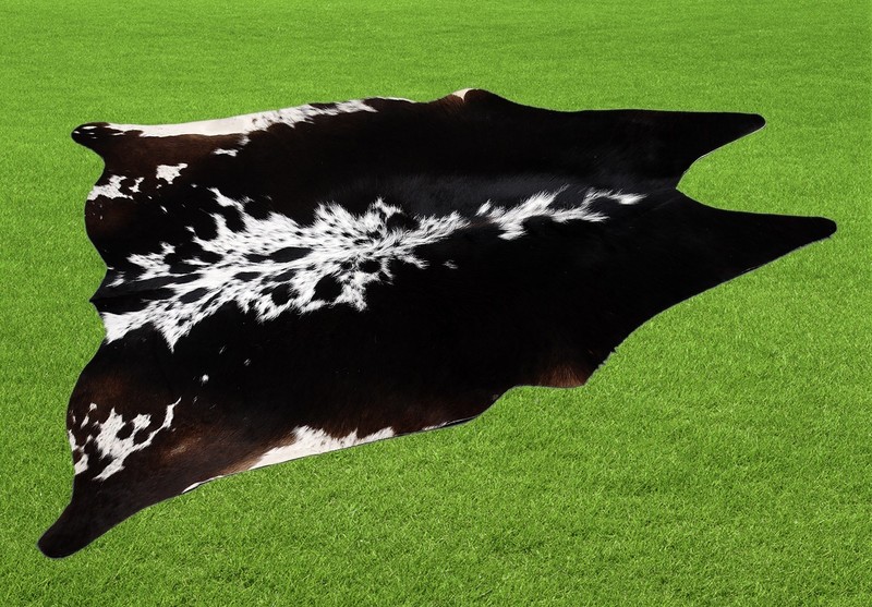 100% New Cowhide Rugs Area Cow Skin Leather (46" x 45") Cow hide SA-3489