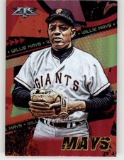 2022 Topps Fire Red Willie Mays #149 SF