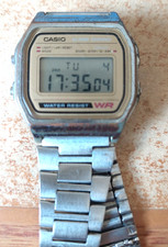 Montre CASIO VINTAGE A158 WE. Alarme, Chrono