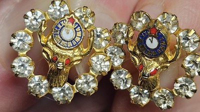 B.P.O.E. Benevolent and Protective Order of Elks Small Pin Lot of 2