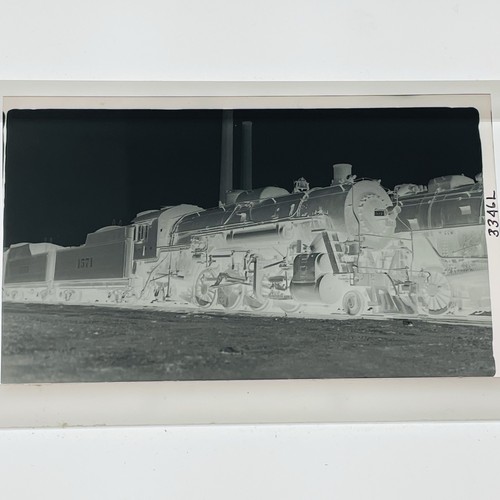 Railroad Negative Illinois Central IC #1571 2-8-2 Paducah, KY 6/18/55
