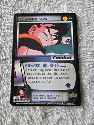 DBZ Dragon Ball Z Unexpected Allies 218 CCG Unlimited Saiyan Saga MP-HP 
