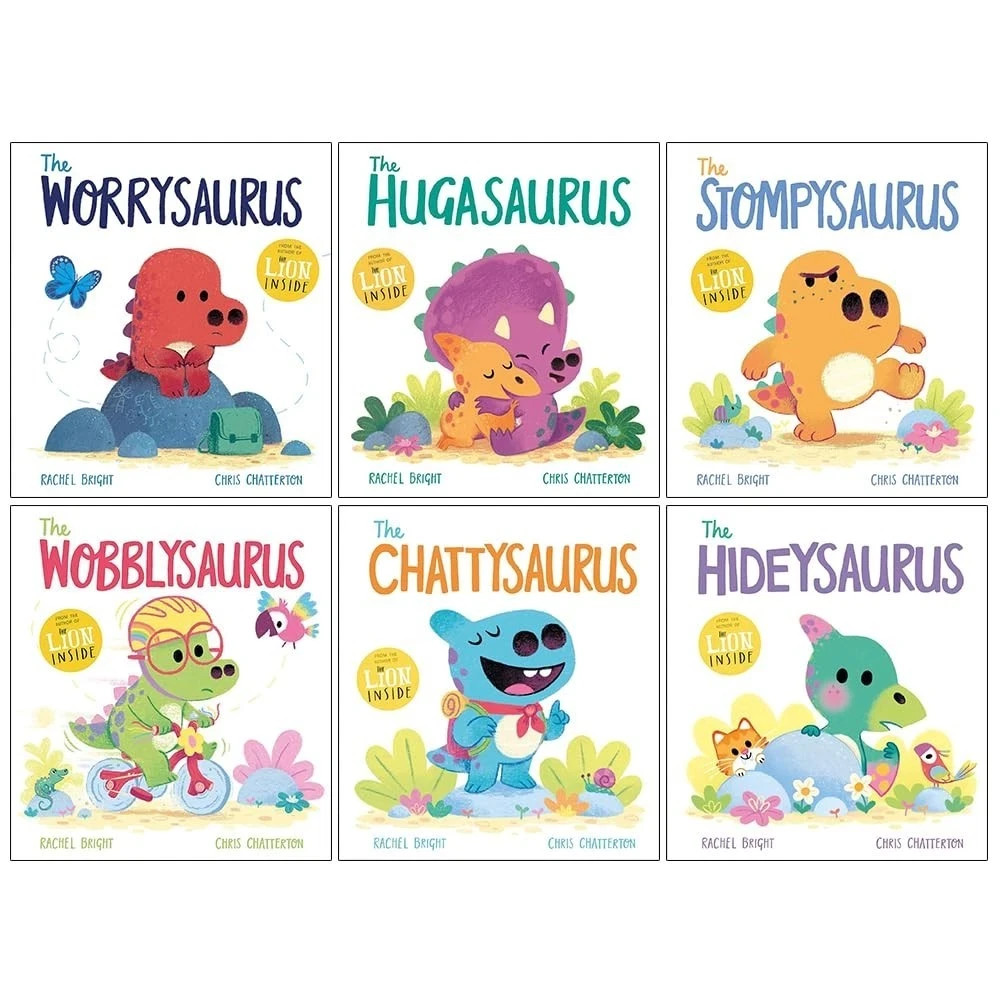 Hachette Uk Dinofeelings Series By Rachel Bright 6 Picture Books Collection Set - Ages 3-5 - Paperback - Image 4