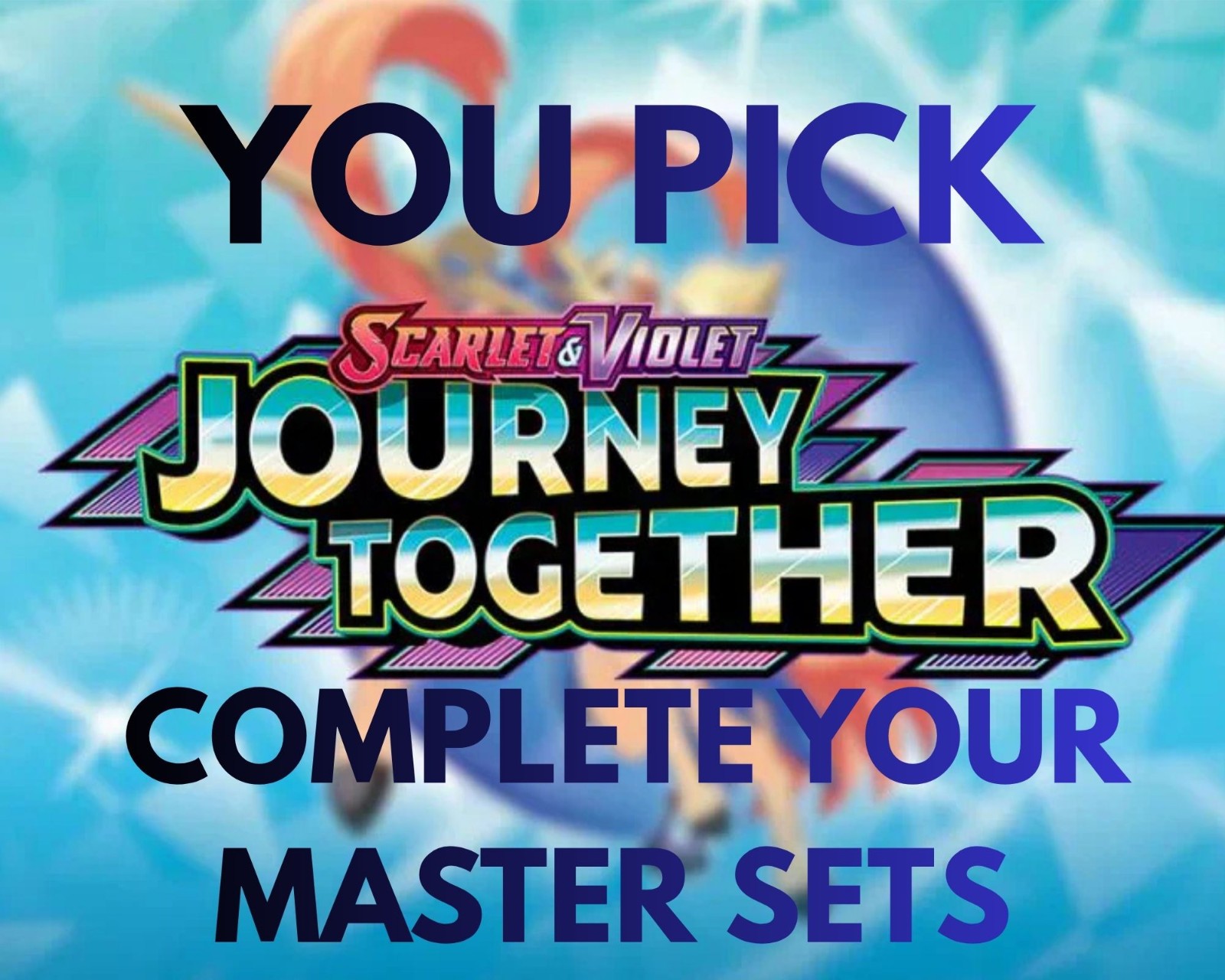 Journey Together Pokemon Reverse Holo Rare EX Master Set You Pick Singles /159