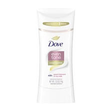Dove Even Tone Antiperspirant Deodorant Women Peach Blossom & Rice Milk 2.6 oz