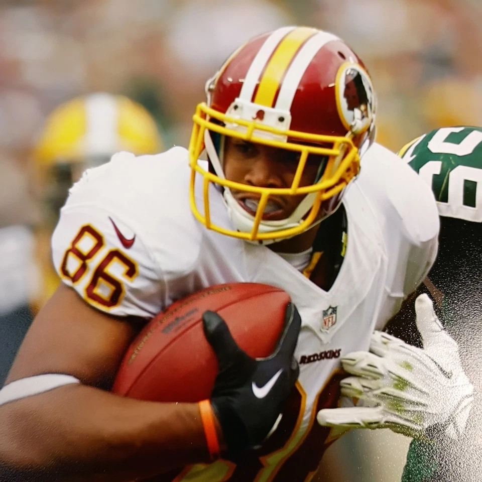 Foto autografiada firmada por Jordan Reed de 8x10 certificada por GSE de los Washington Redskins NFL Foto 3 de 4