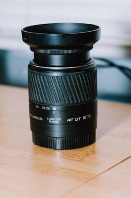 Used Konica Minolta AF DT 18-70mm F3.5-5.6 D AF LENS for Minolta Sony Alpha