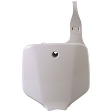 Numéro de départ (plastron), couleur blanche assortie pour KAWASAKI KLX, KX