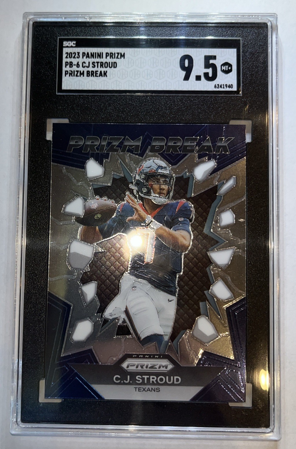 2023 Panini Prizm - Prizm Break C.J. Stroud #PB-6 (RC) SGC 9.5