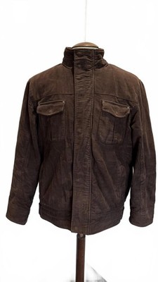 Vintage Herren stylische braune schwere Winterjacke von Easy Gr. L 