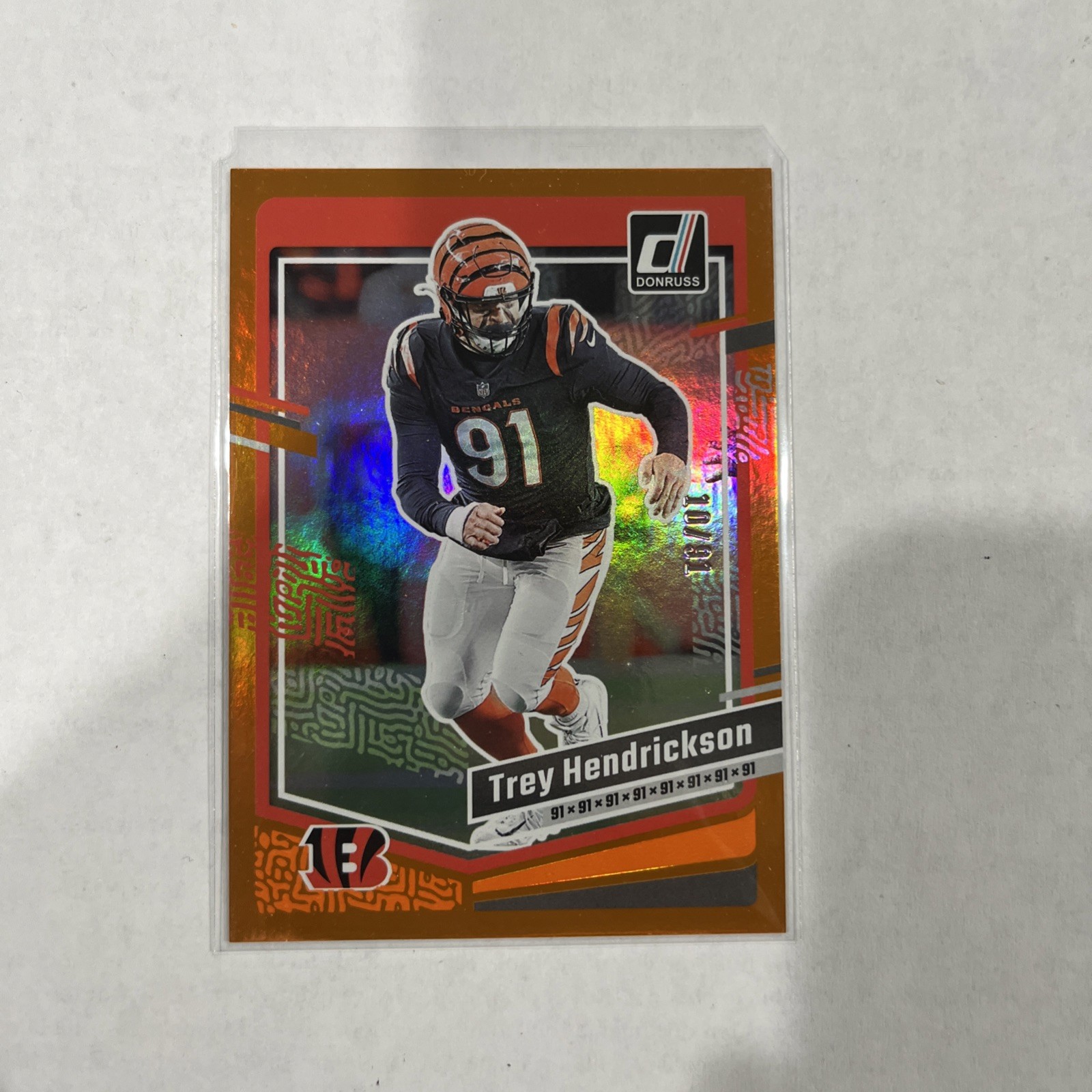 2023 Panini Donruss - Trey Hendrickson #62 Jersey Number /91