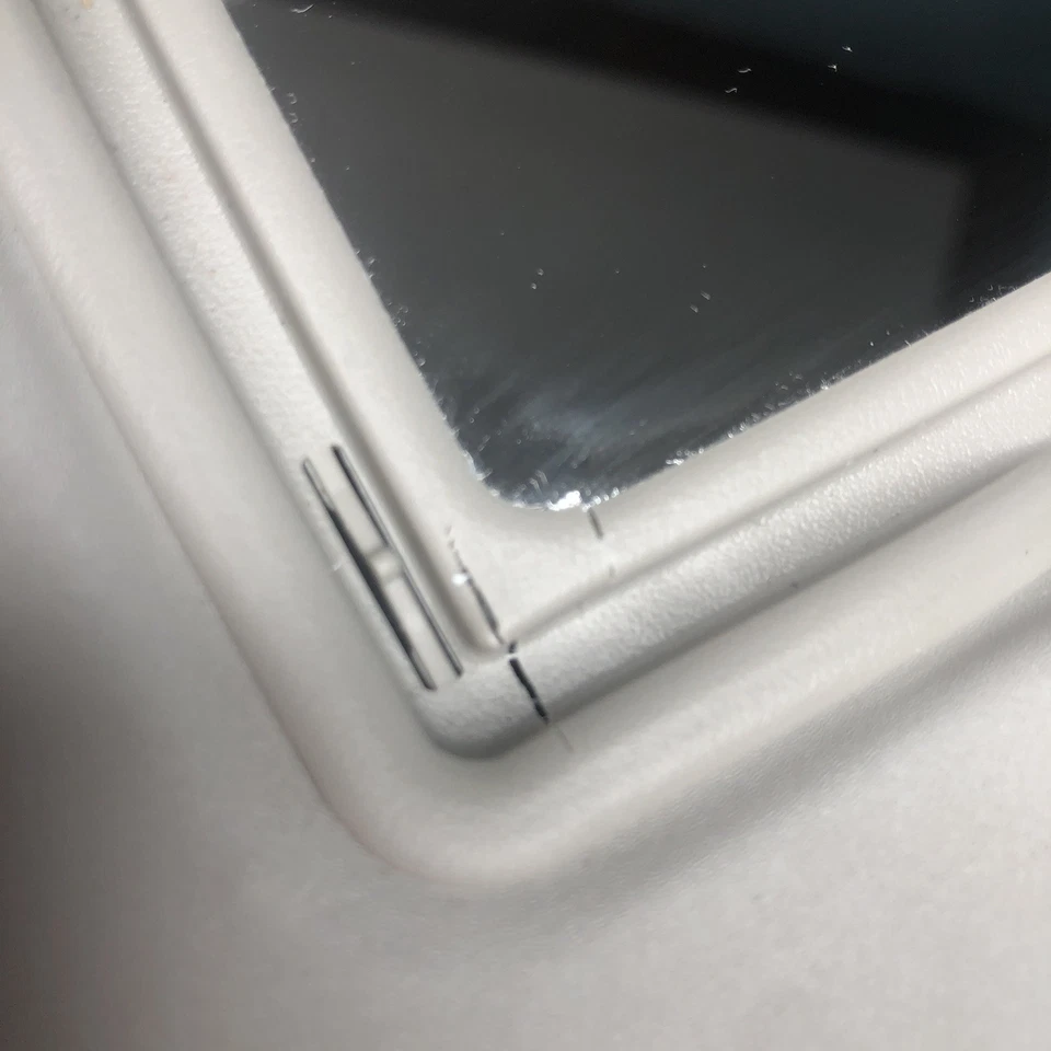 Nissan Versa & Versa Note 2012-2019 parasol pasajero derecho gris vinilo OEM Foto 4 de 4