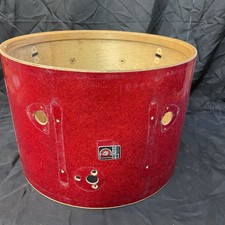 VINTAGE Premier red sparkle Bass Drum Shell 14"x20" pre international project
