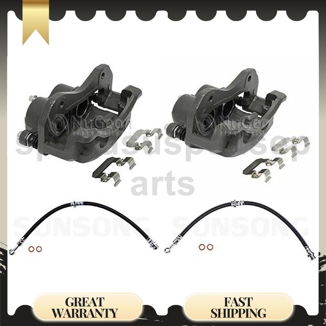 Front Brake Hose Line wtih Calipers Fits 2001 Hyundai Santa Fe_