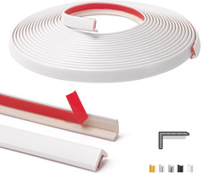 20Ft outside Vinyl Corner Trim Peel and Stick for Tile and Wall Edges, Furniture