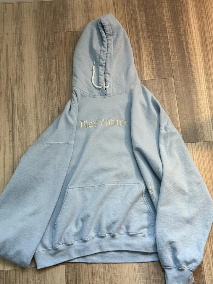 Sudadera con capucha Travis Scott x Playstation - azul (grande) Foto 2 de 3