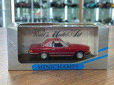 Mercedes-Benz 350 SL Cabriolet Hard Top Minichamps [1/43 Diecast – Red]