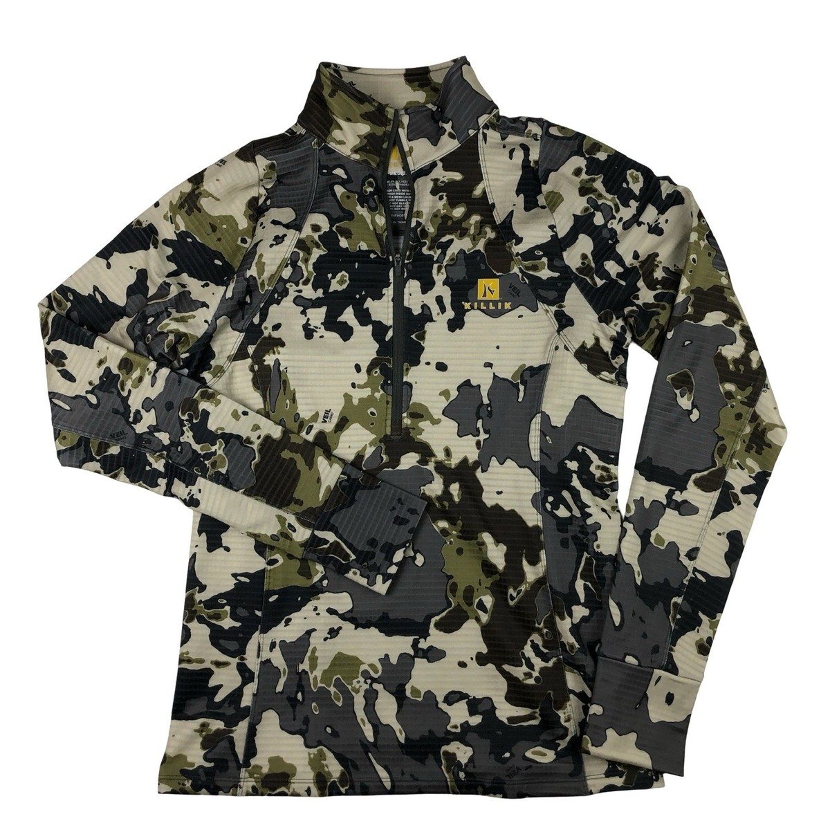 【美品】 Camoshita ニットJK Killik Veil Camo Lightweight Summit Womens Medium 1/2 Zip Thermal