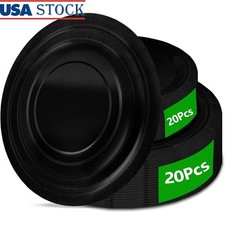 Disposable Paper Plates Set 20 Dinner 20 Dessert Plates Parties Clean Up New