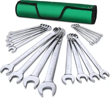 SK Combination Wrench Set, SAE 1/4″ to 1-1/4″, 48-Piece, SuperKrome Finish