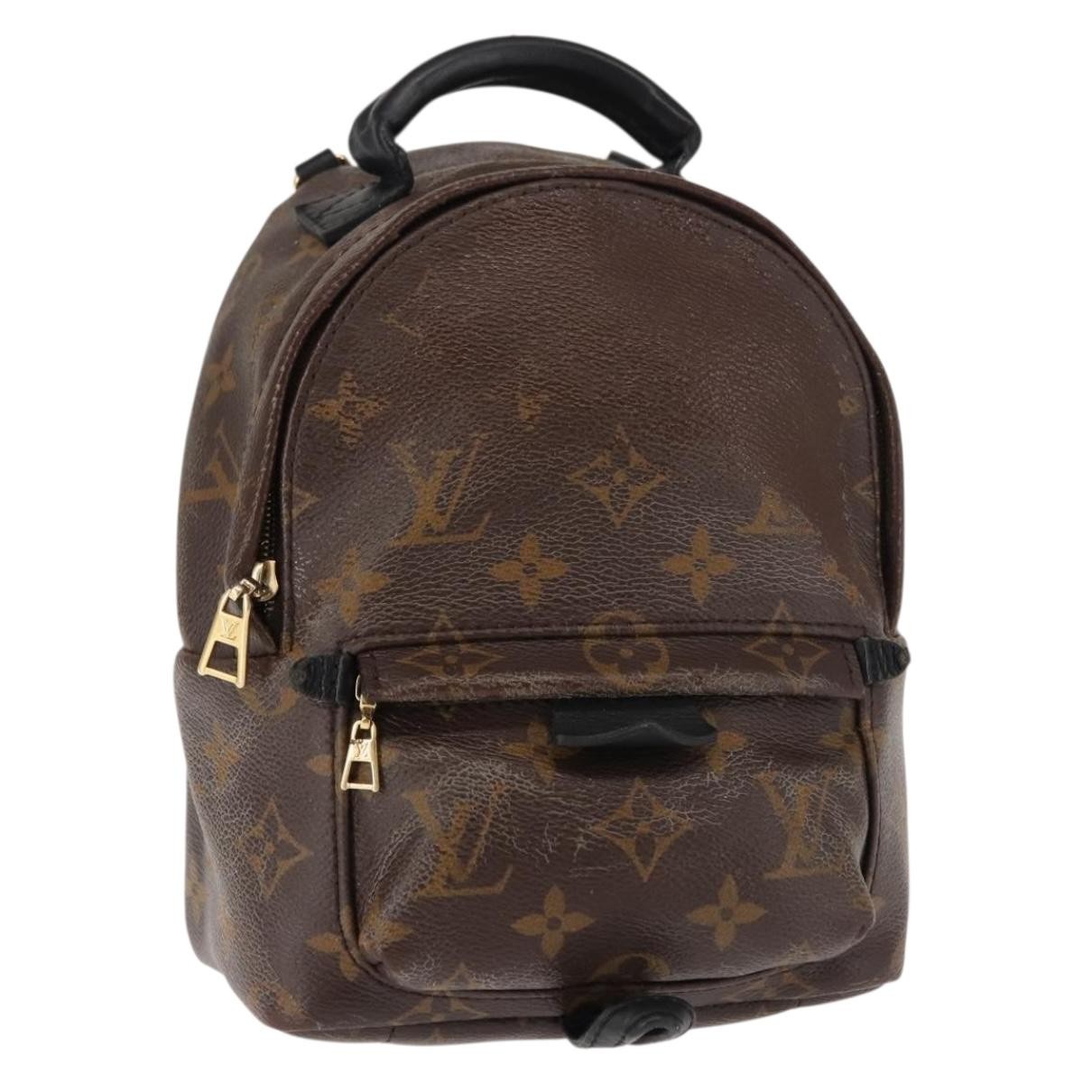 LOUIS VUITTON Monogram Palm Springs MINI Backpack M44873 LV Auth