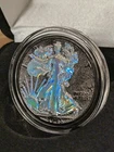 1945 Walking Liberty Ruthenium & Hologram With Case And COA
