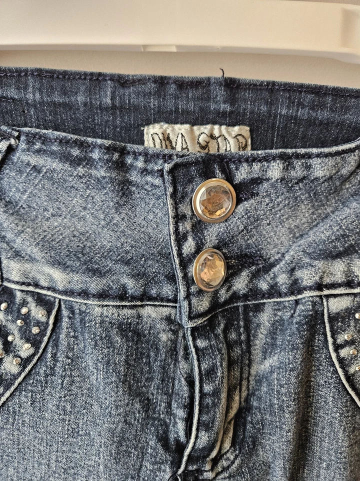 Combian Jeans Sz 11 Butt Lifting Jeans Dark Denim - Image 3 of 4